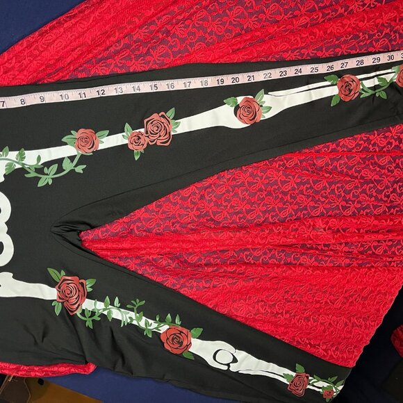 full-body skeleton body suit Adult Death Becomes Her Costume - Picture 16 of 16